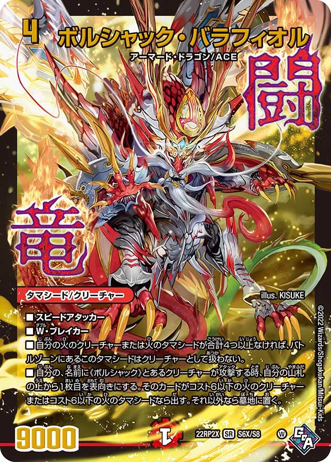 ボルシャック・バラフィオル S6X/S8 DM22RP2X