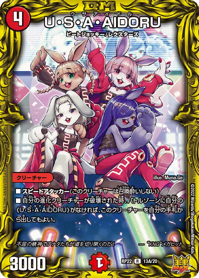 U・S・A・AIDORU 13A/20 DMRP22