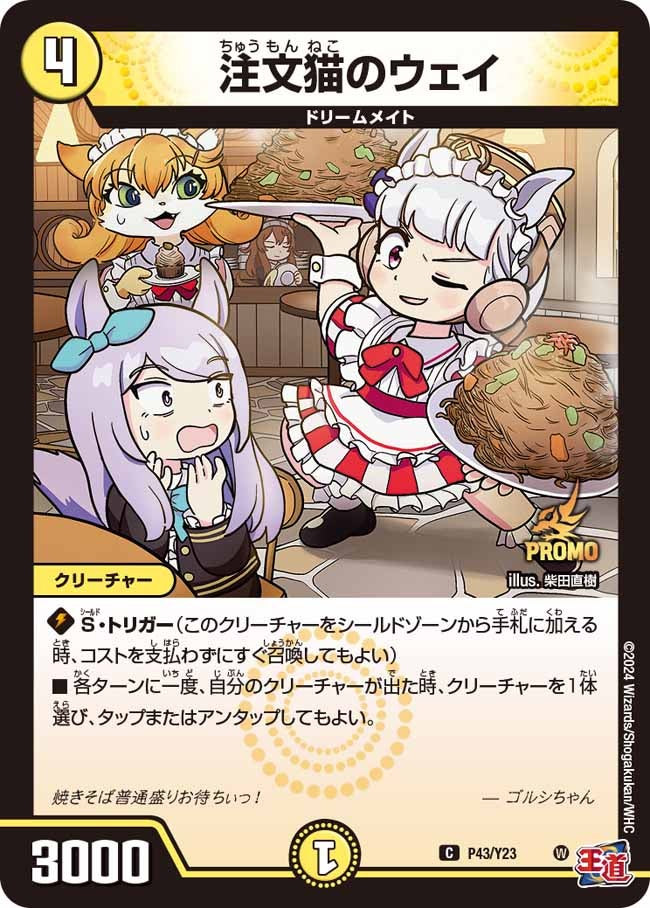 注文猫のウェイ P43/Y23 DMPROMOY23