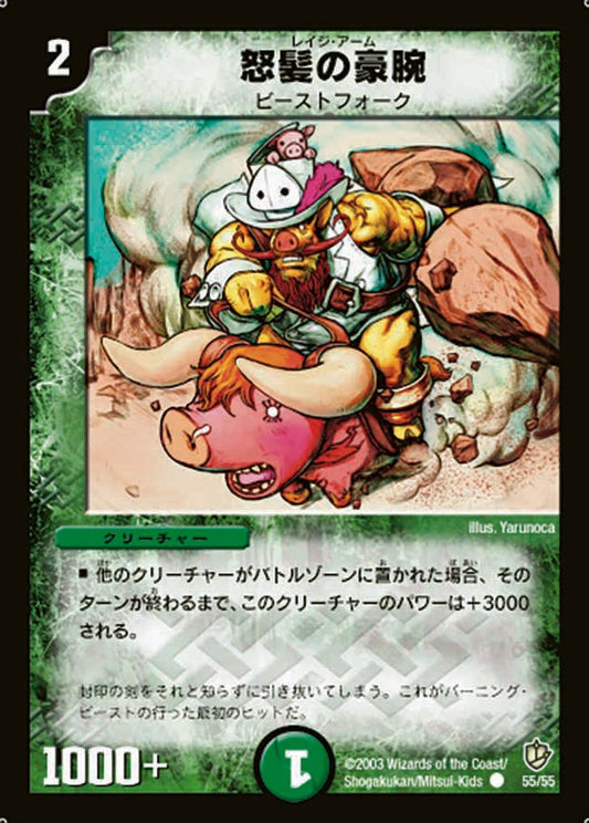 怒髪の豪腕