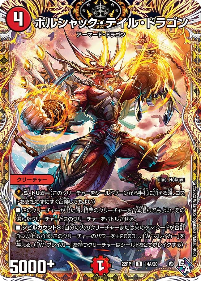 ボルシャック・テイル・ドラゴン　14A/20 DM22RP1