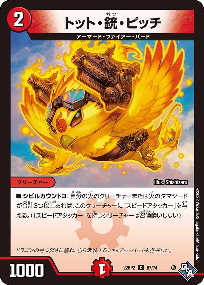 トット・銃・ピッチ　67/74 DM22RP2