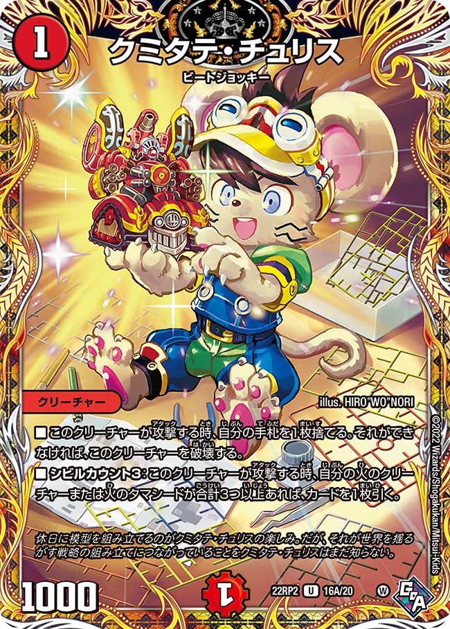 クミタテ・チュリス　16A/20 DM22RP2
