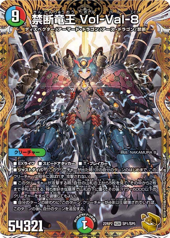 禁断竜王 Vol-Val-8　SP1/SP5 DM22RP2X