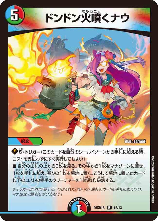 【状態B】ドンドン火噴くナウ