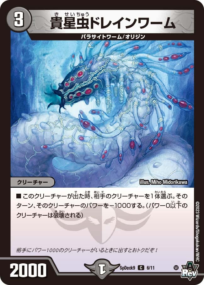 貴星虫ドレインワーム　6/11 DMSPDECK9